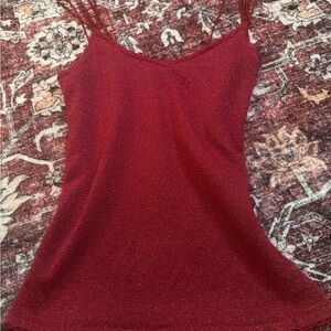 Elegant Red Women's Top